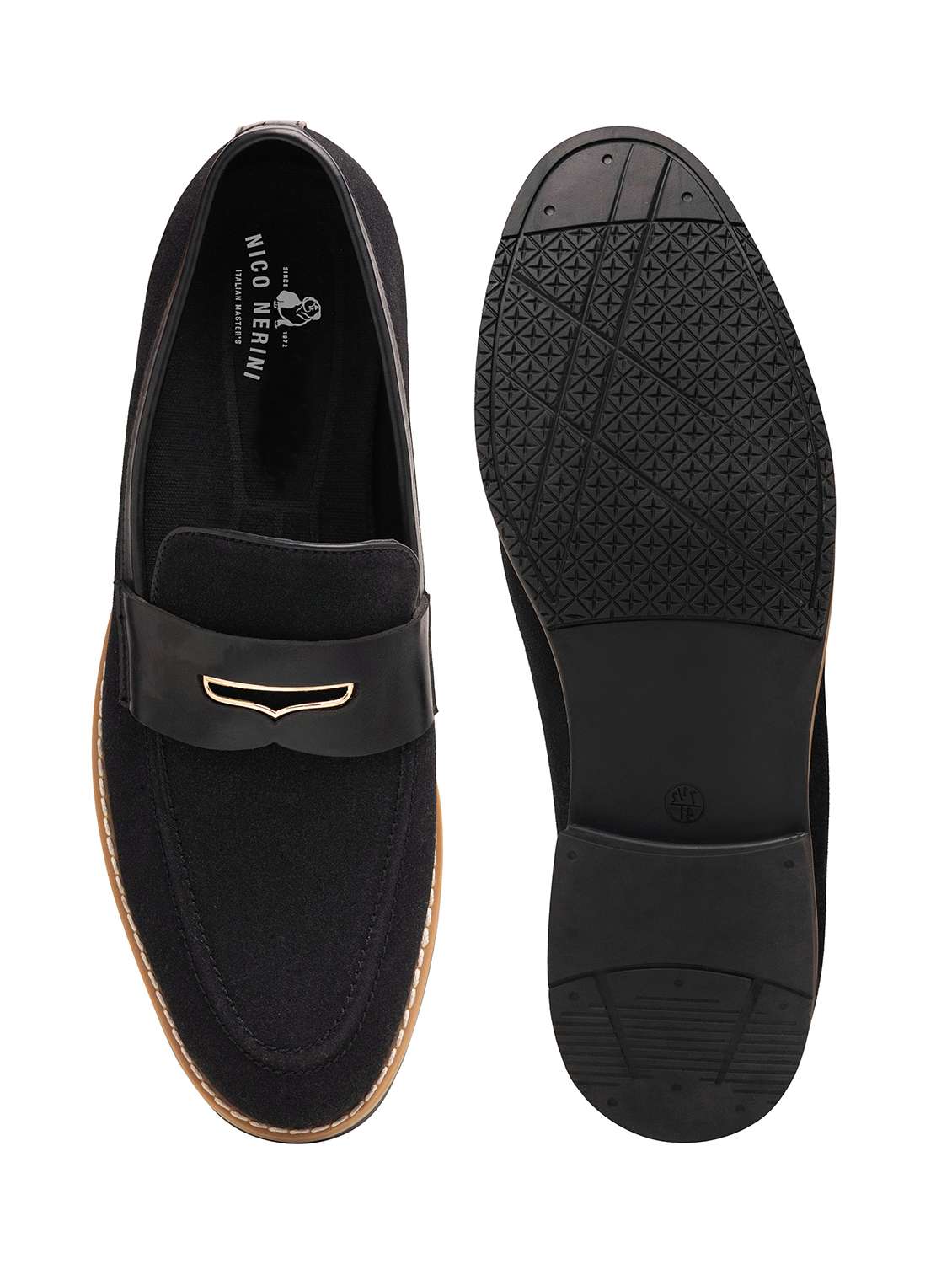 men solid slip on loafer - 22337643 -  Standard Image - 4