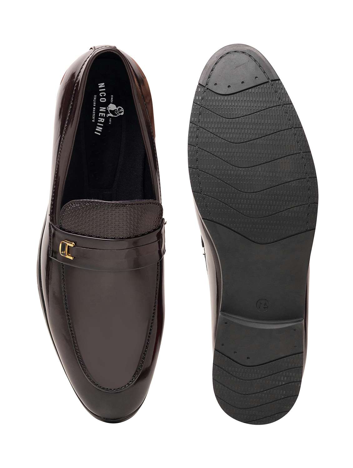 men solid slip on loafer - 22337650 -  Standard Image - 4