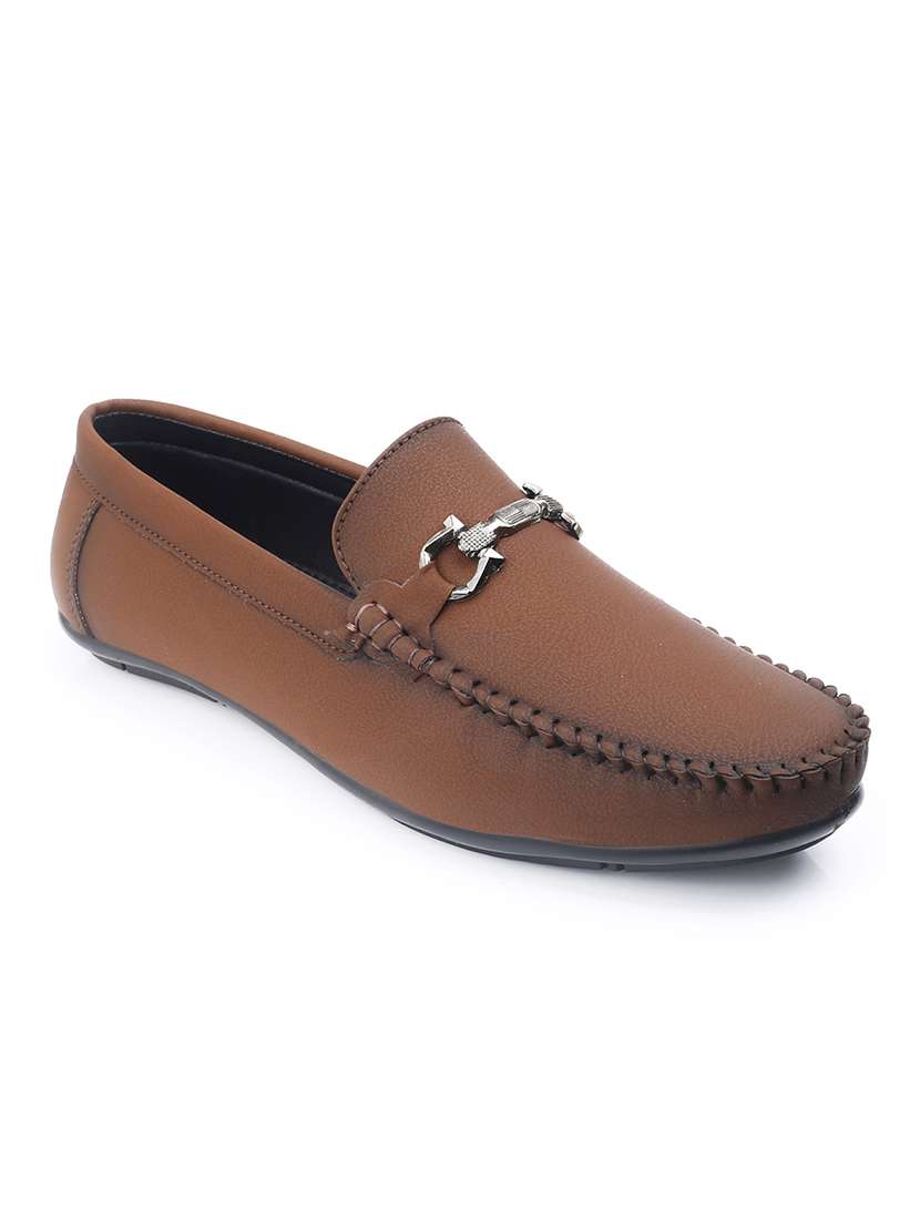 men solid slip on horsebit loafer - 22337709 -  Standard Image - 1