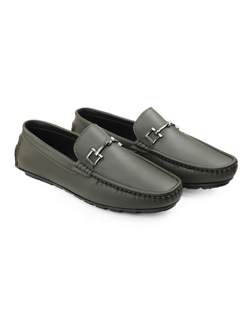 men solid slip on horsebit loafer - 22337711 -  Standard Image - 1