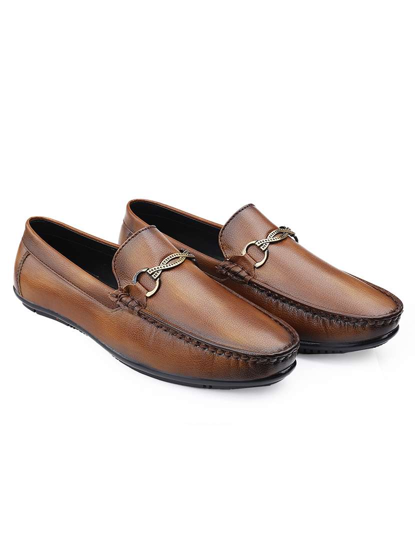 men solid slip on horsebit loafer - 22337713 -  Standard Image - 1