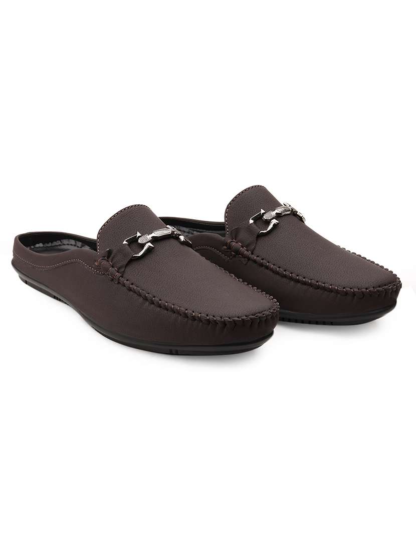 men solid slip on horsebit loafer - 22337717 -  Standard Image - 1