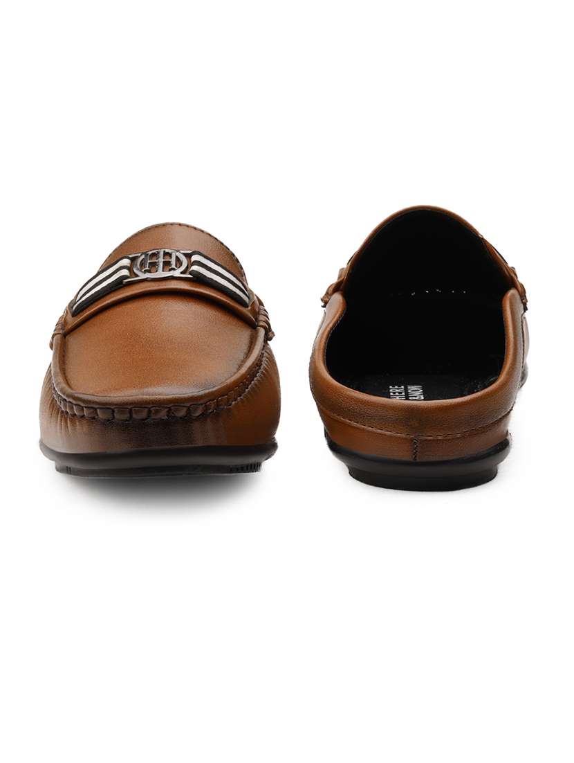 men solid slip on horsebit loafer - 22337719 -  Standard Image - 4