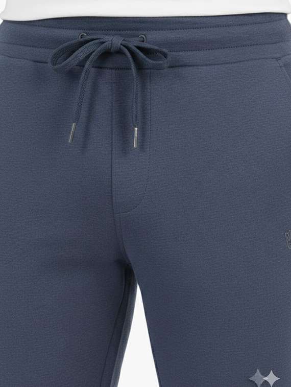 men solid mid rise full length track pant - 22338185 -  Standard Image - 4