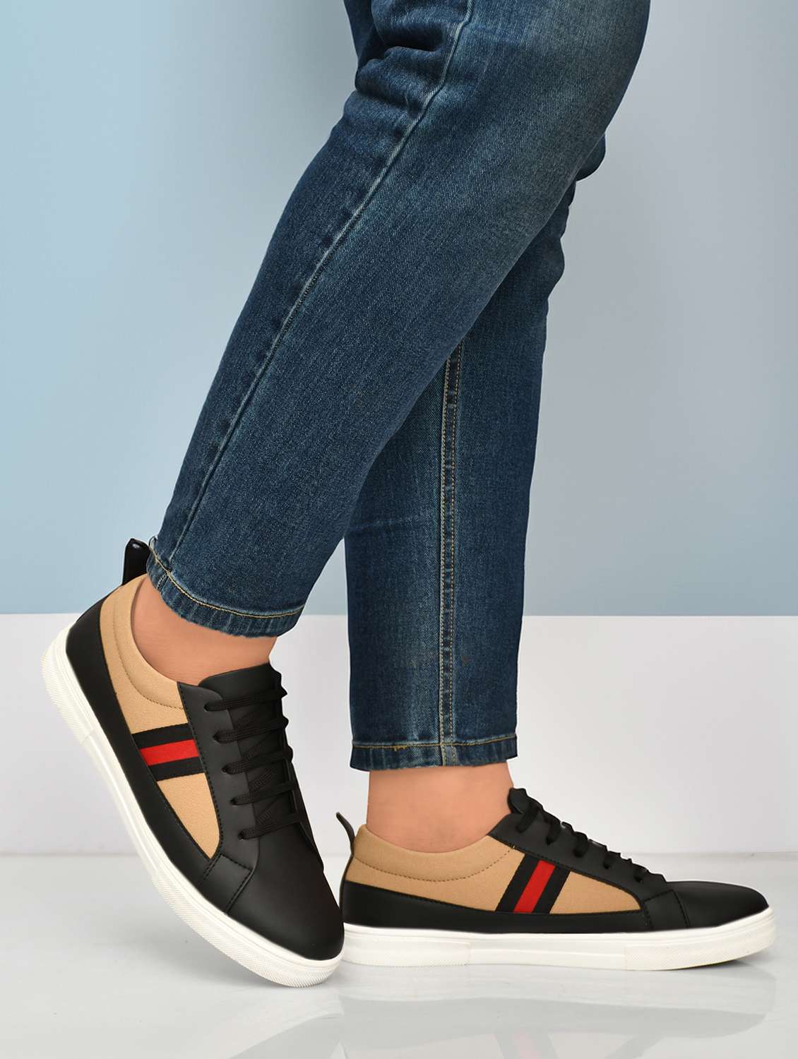 men lace-up sneaker - 22338385 -  Standard Image - 1
