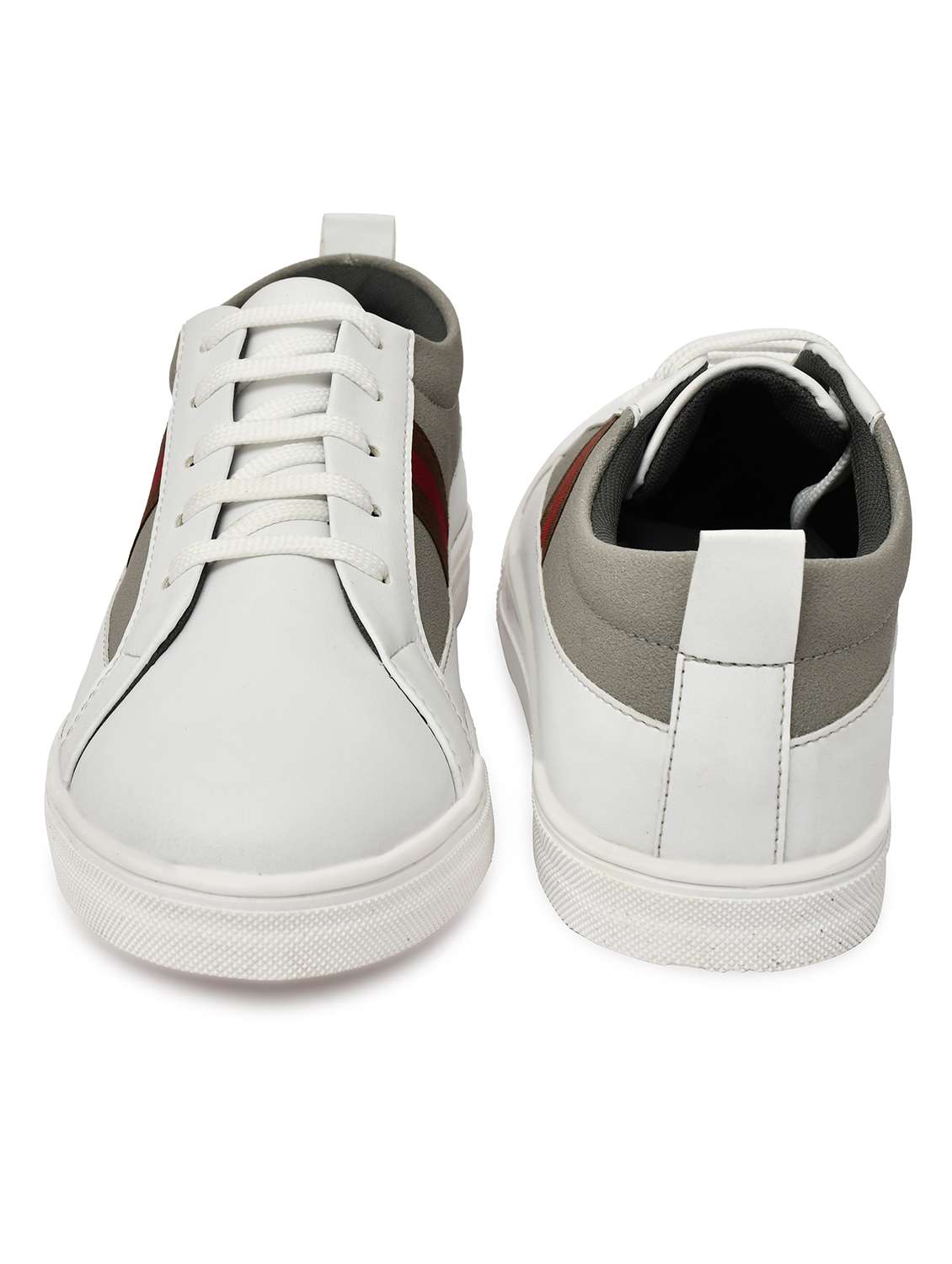 men white lace-up sneaker - 22338387 -  Standard Image - 4