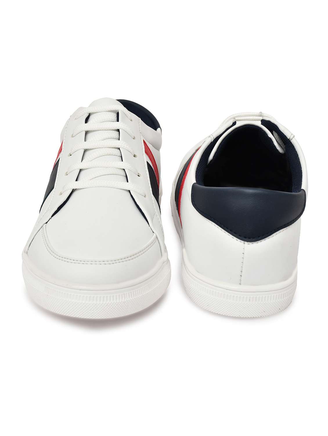 men white lace-up sneaker - 22338390 -  Standard Image - 4
