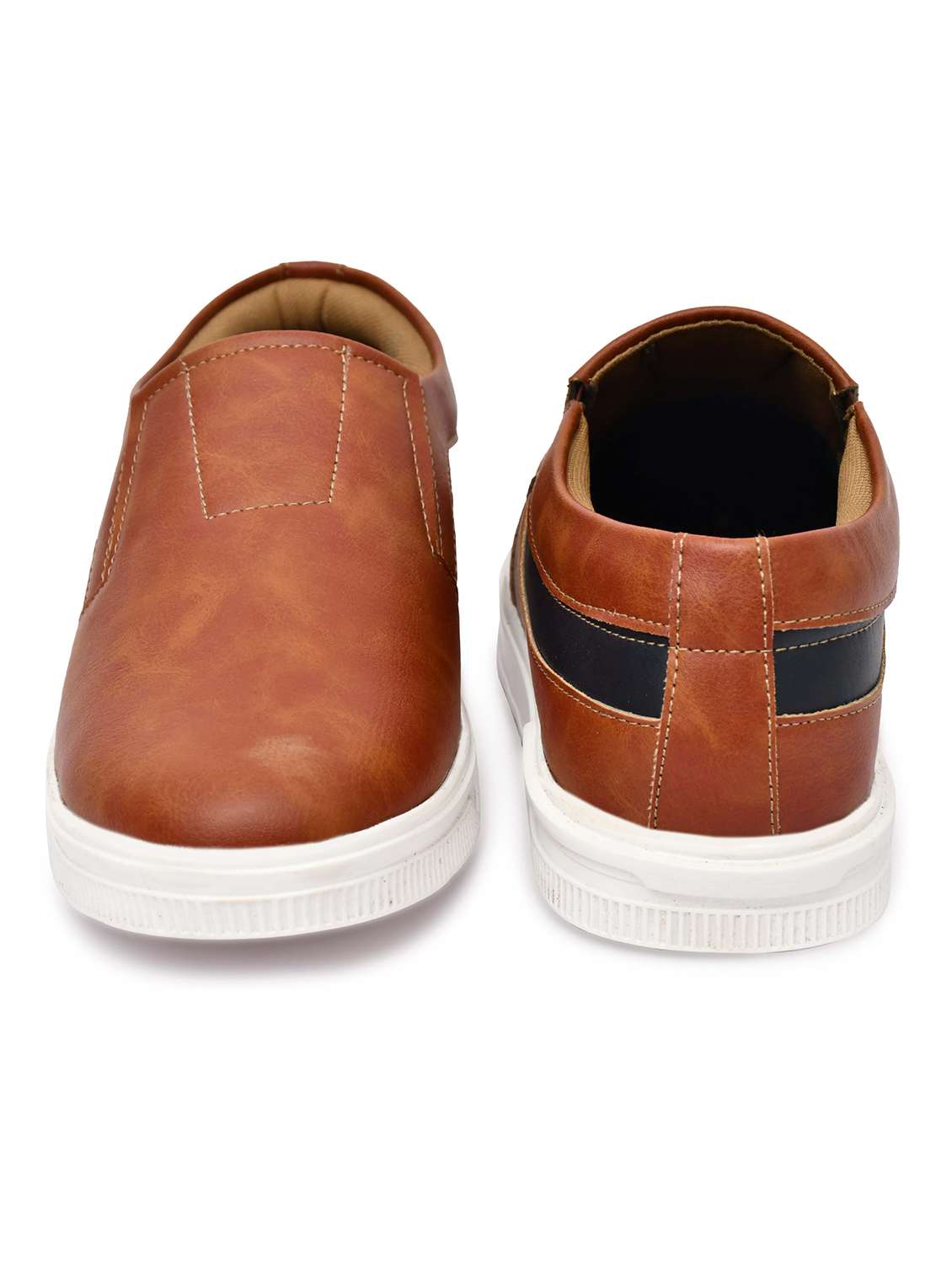 men brown slip on loafer - 22338396 -  Standard Image - 4