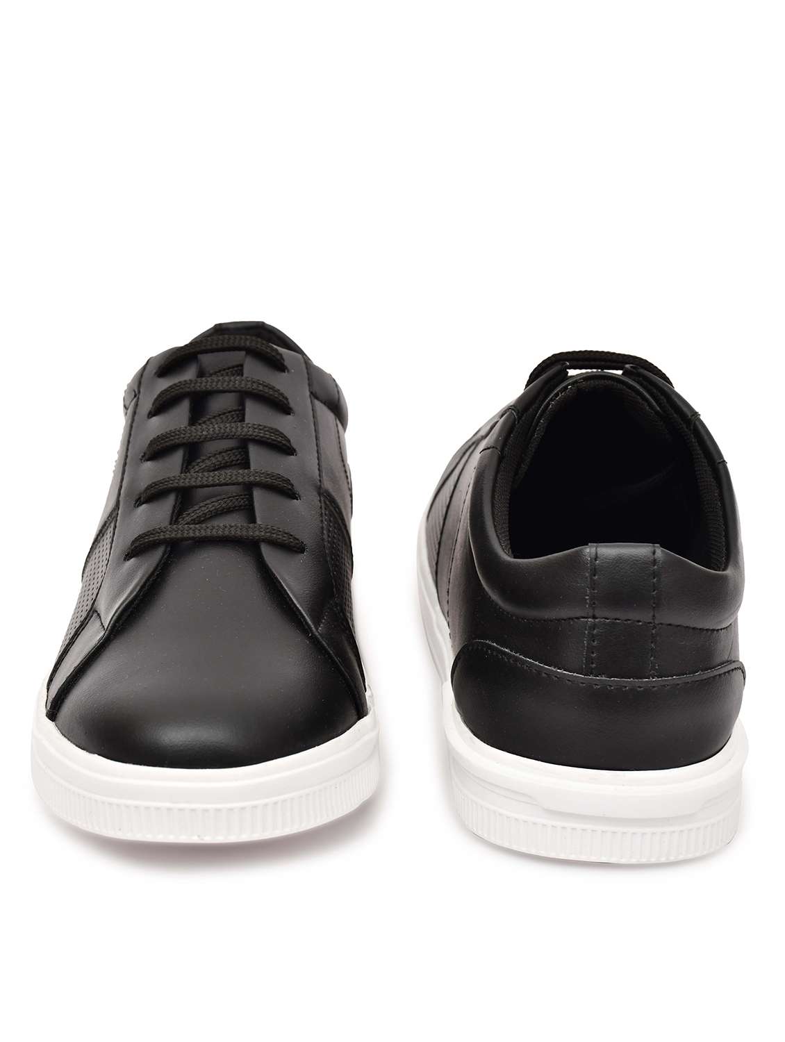 men black lace-up sneaker - 22338397 -  Standard Image - 4