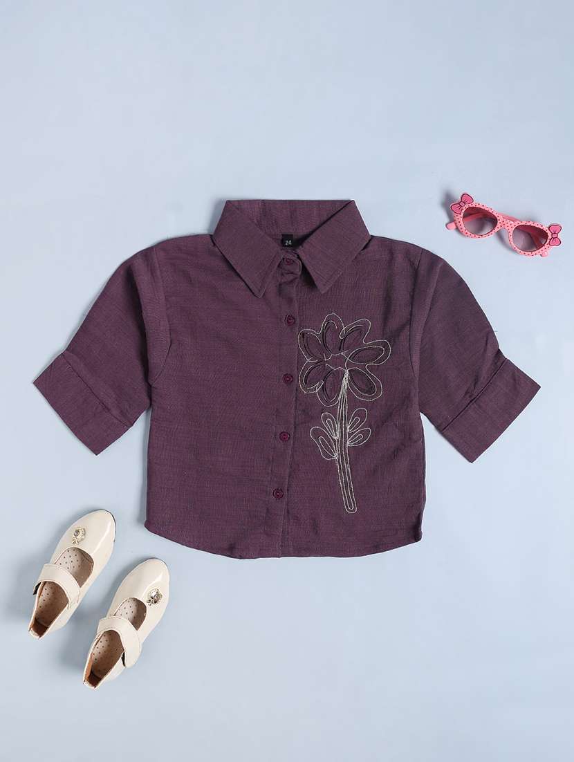 purple cotton  top - 22338676 -  Standard Image - 1