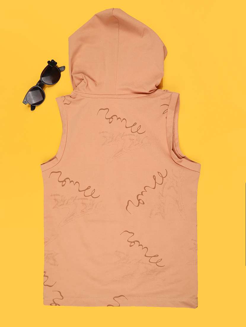 boy  peach cotton blend t-shirt - 22338706 -  Standard Image - 1