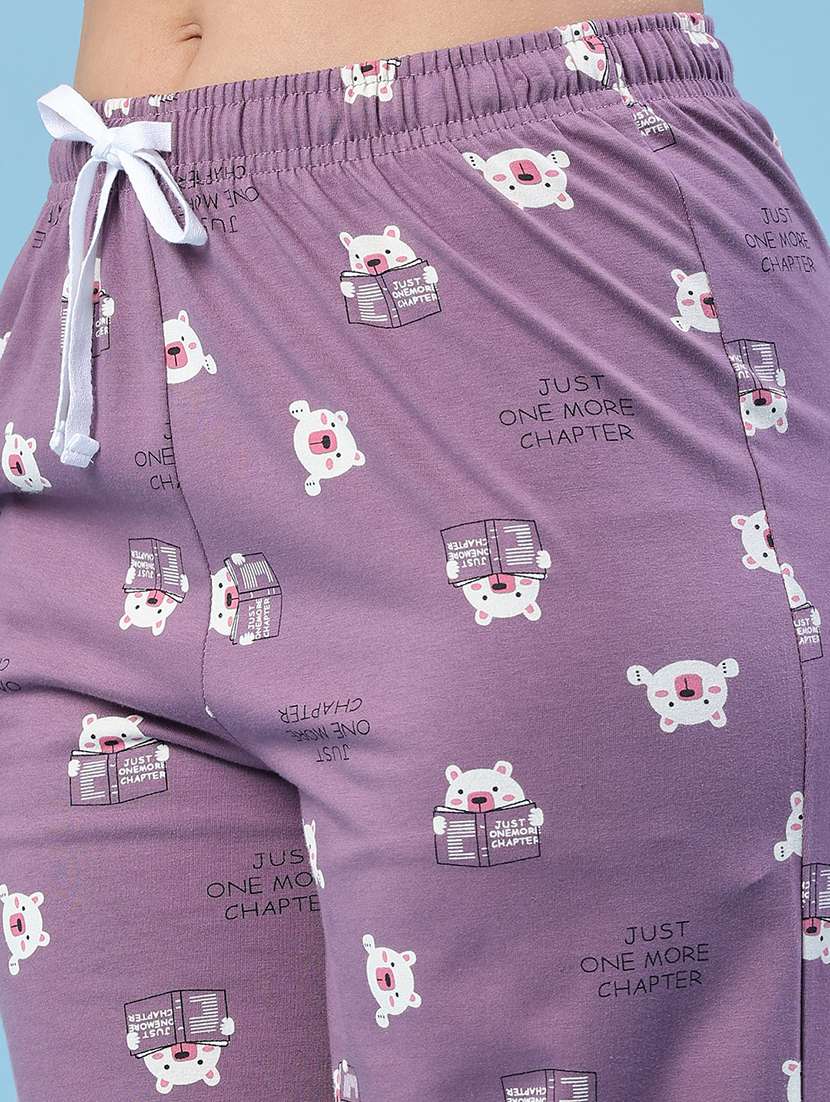 women printed mid rise pajama - 22338765 -  Standard Image - 1