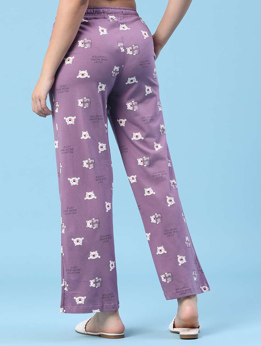 women printed mid rise pajama - 22338765 -  Standard Image - 4