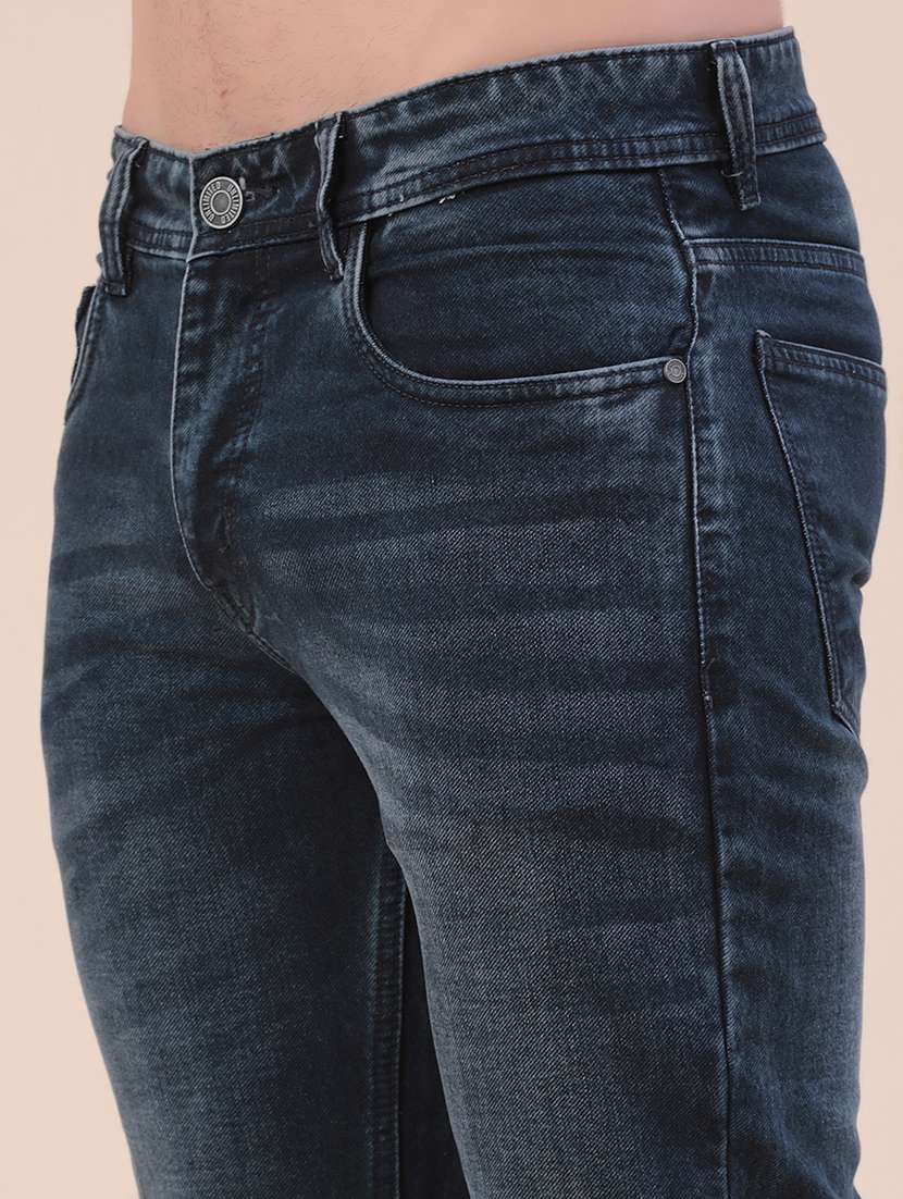 men washed mid rise bootcut jeans - 22338819 -  Standard Image - 1