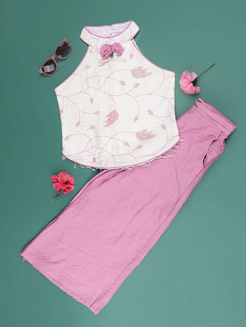 lavender polyester twin sets & jump suit - 22338822 -  Standard Image - 1