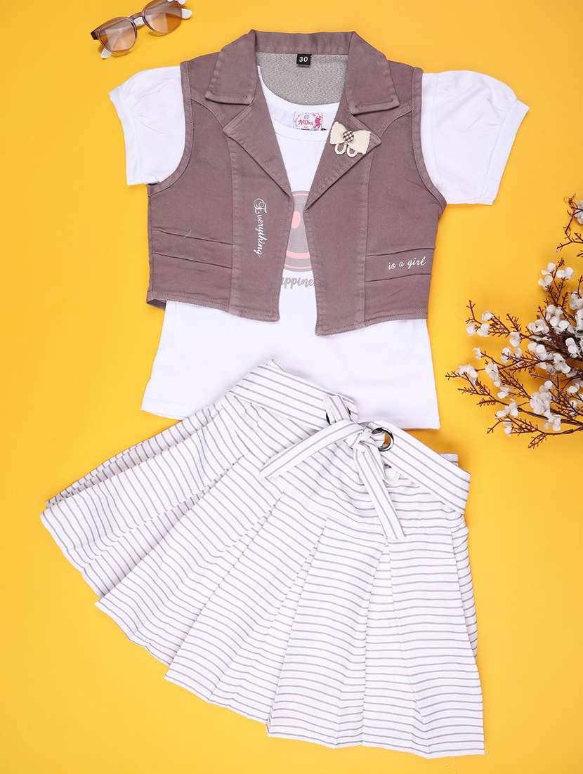 brown polyester twin sets & jump suit - 22338828 -  Standard Image - 1