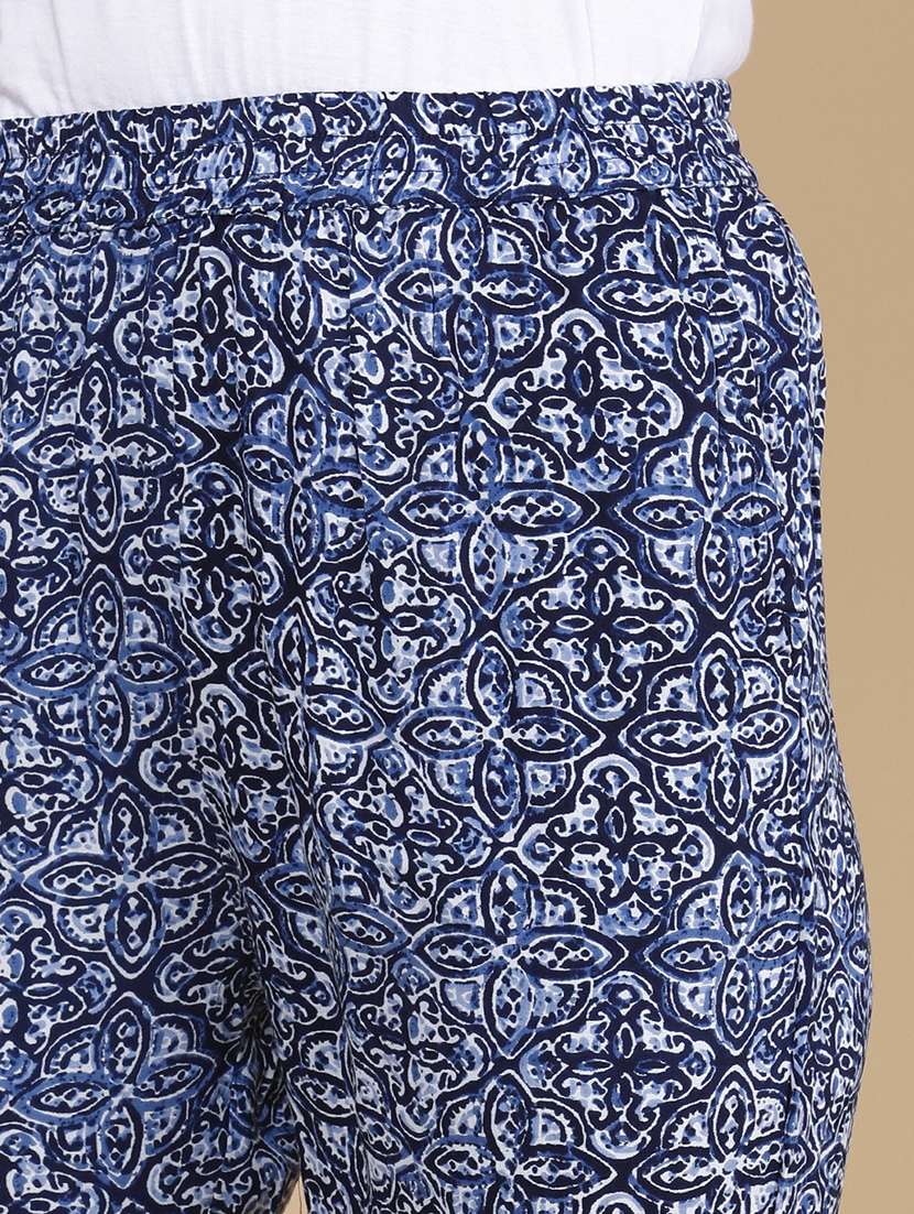 women printed mid rise loungewear pajama - 22339078 -  Standard Image - 1