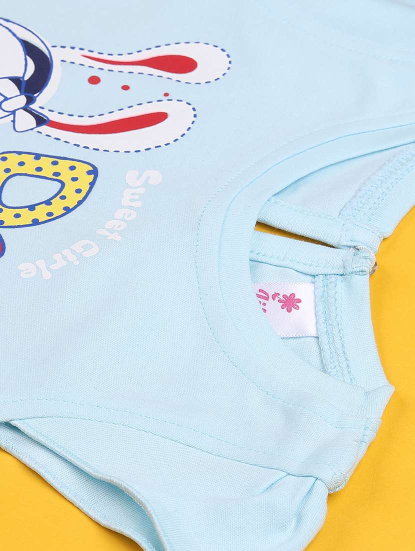 blue cotton combo infant twin set - 22339136 -  Standard Image - 4