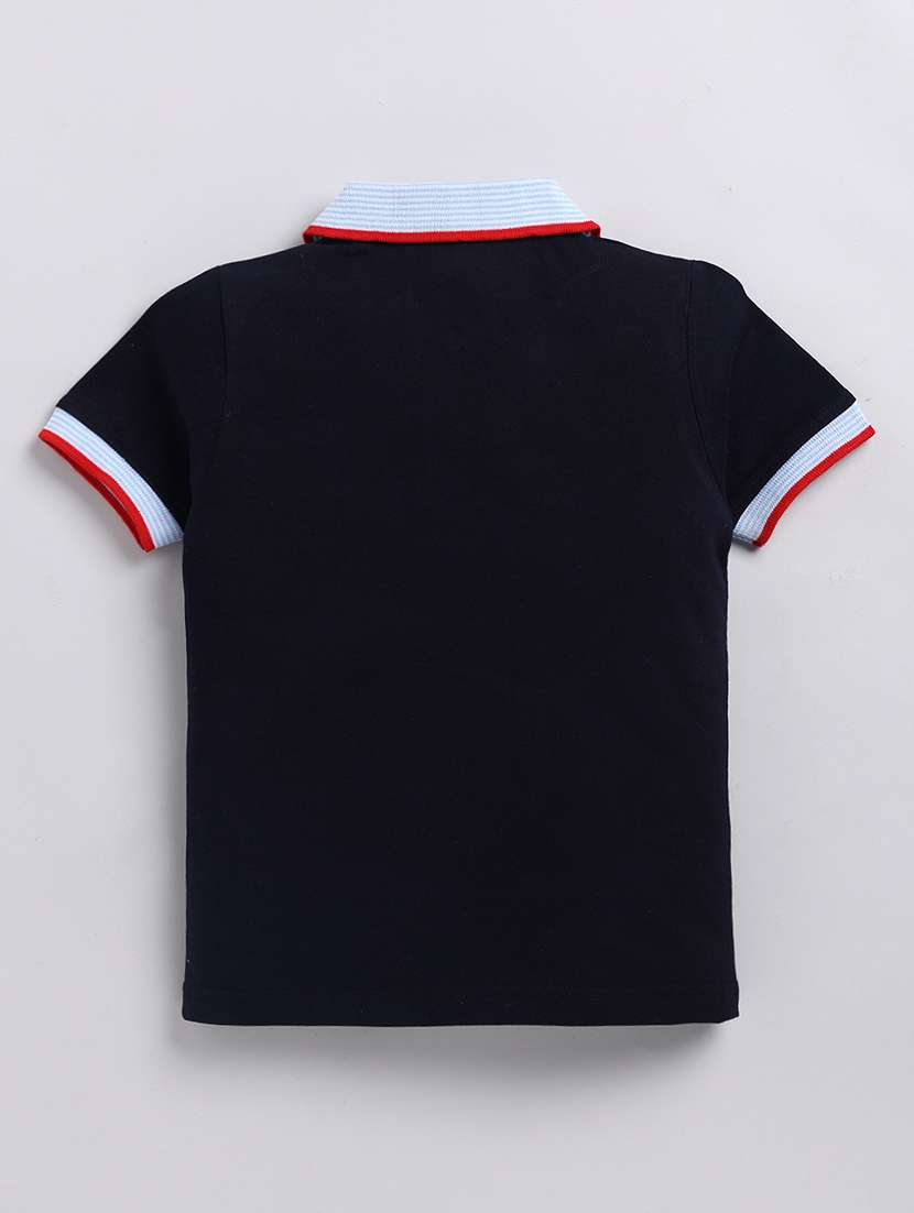 boys solid short sleeve polo t-shirt - 22339245 -  Standard Image - 1