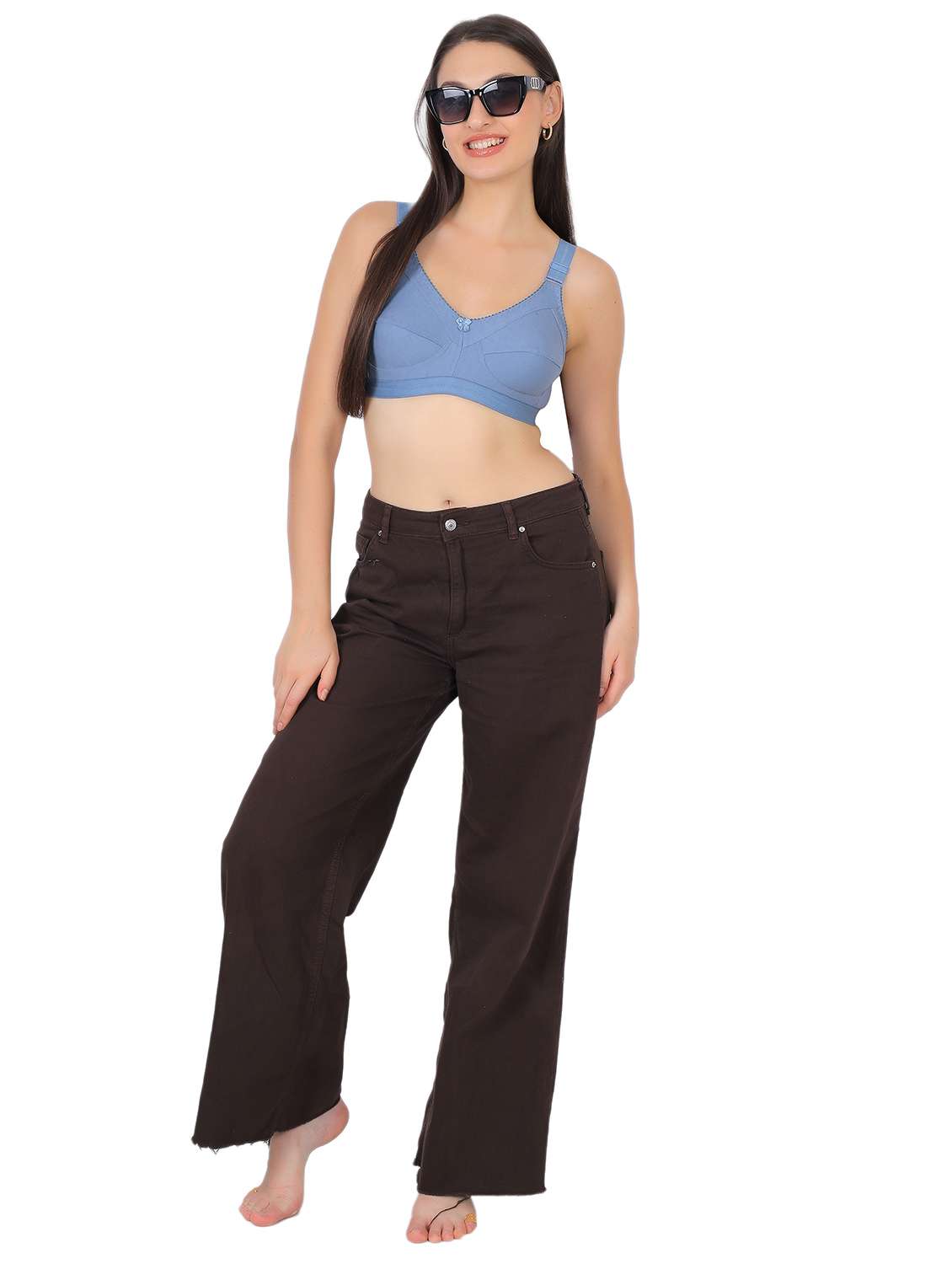 girls solid non padded minimizer bra - 22339253 -  Standard Image - 4