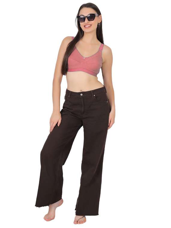 girls solid non padded minimizer bra - 22339254 -  Standard Image - 4