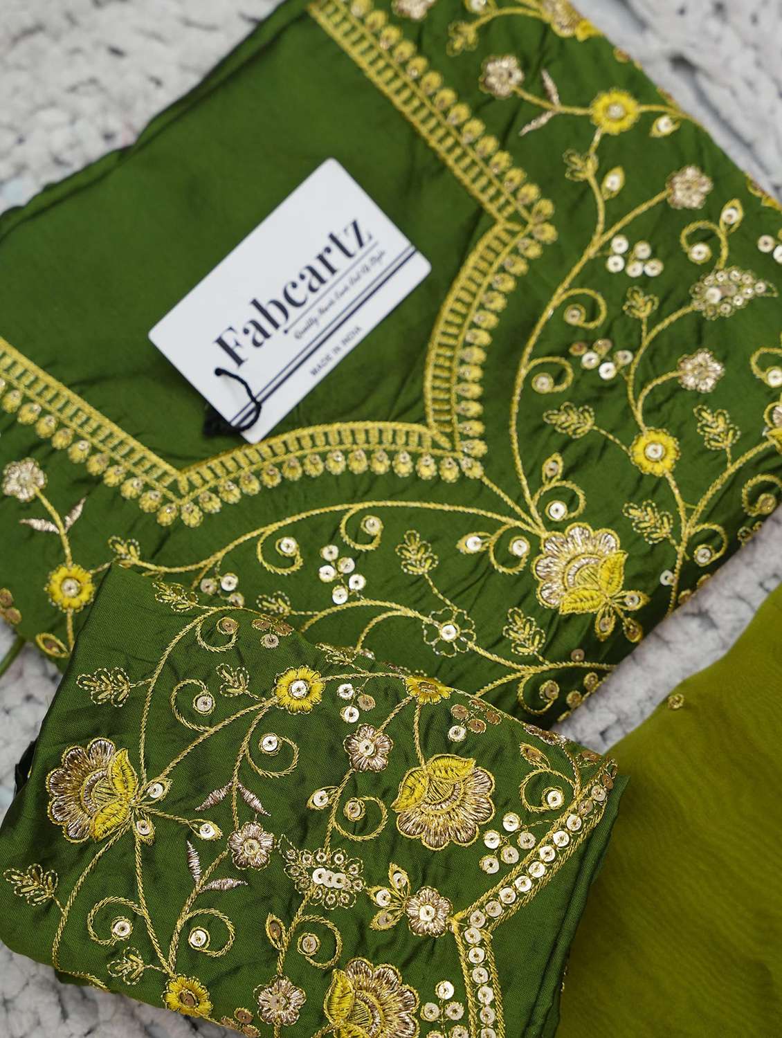 women self design south indian style unstitched lehenga choli set - 22339505 -  Standard Image - 4