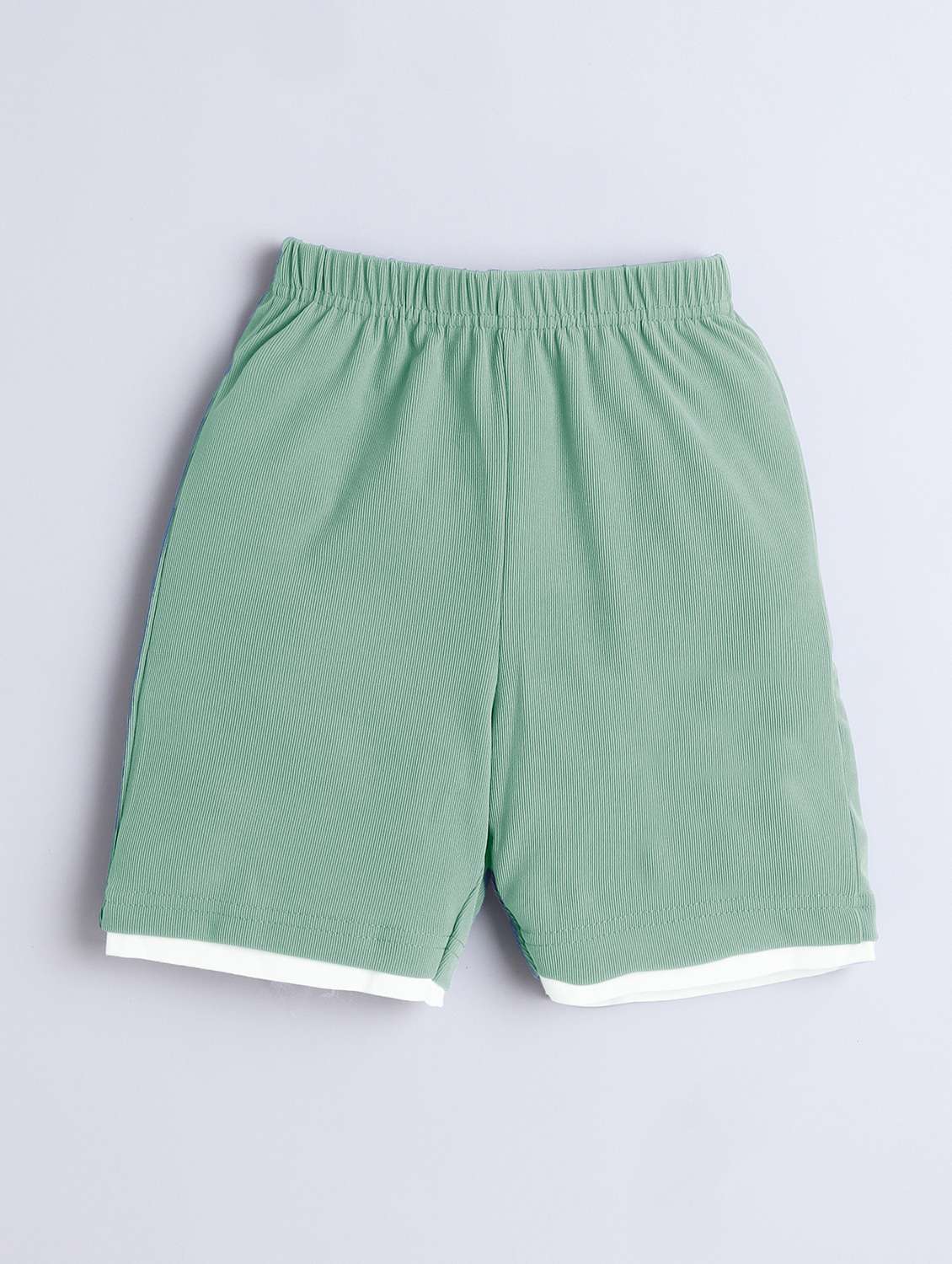 boys pack of 3 solid t-shirt and shorts co-ord set - 22339514 -  Standard Image - 4