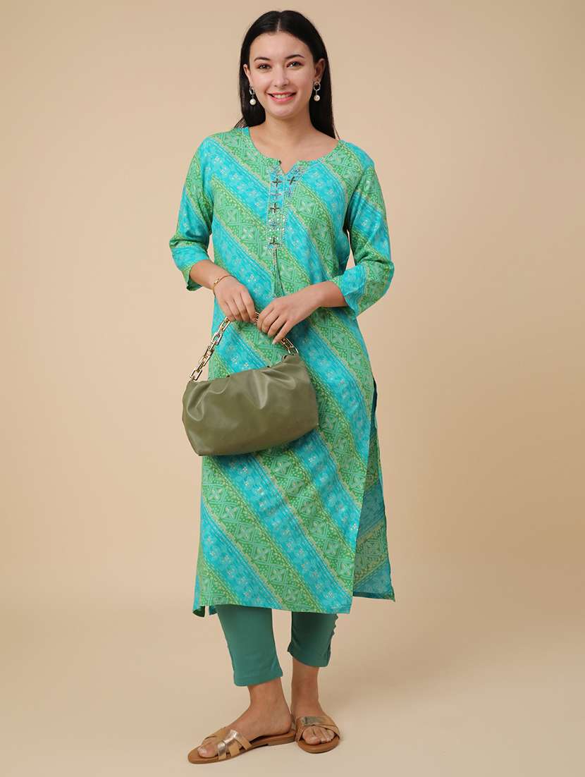 Green Cotton Tapered Pant - 22339550 -  Standard Image - 4