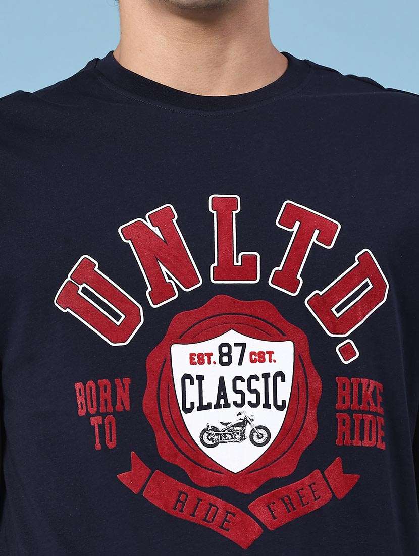 men printed short sleeve regular fit t-shirt - 22339977 -  Standard Image - 1