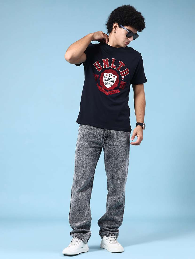 men printed short sleeve regular fit t-shirt - 22339977 -  Standard Image - 4