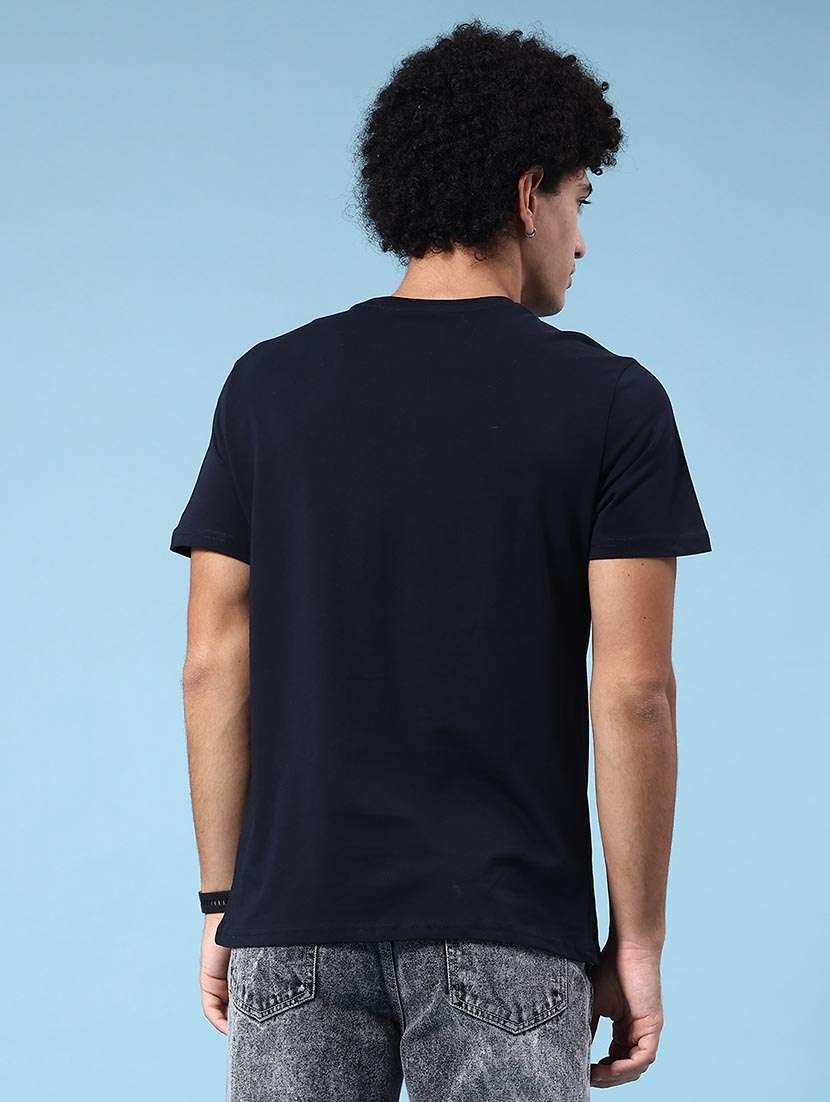 men printed short sleeve regular fit t-shirt - 22339977 -  Standard Image - 4