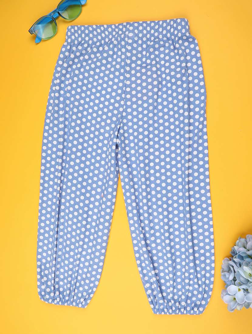 blue cotton jogger - 22340065 -  Standard Image - 1