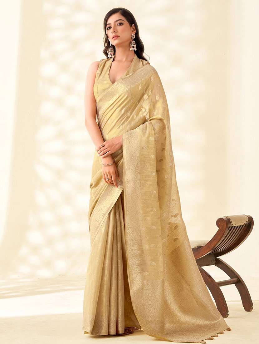 women self design southern silk saree with blouse