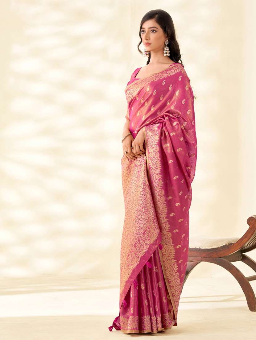women self design southern silk saree with blouse - 22340762 -  Standard Image - 1