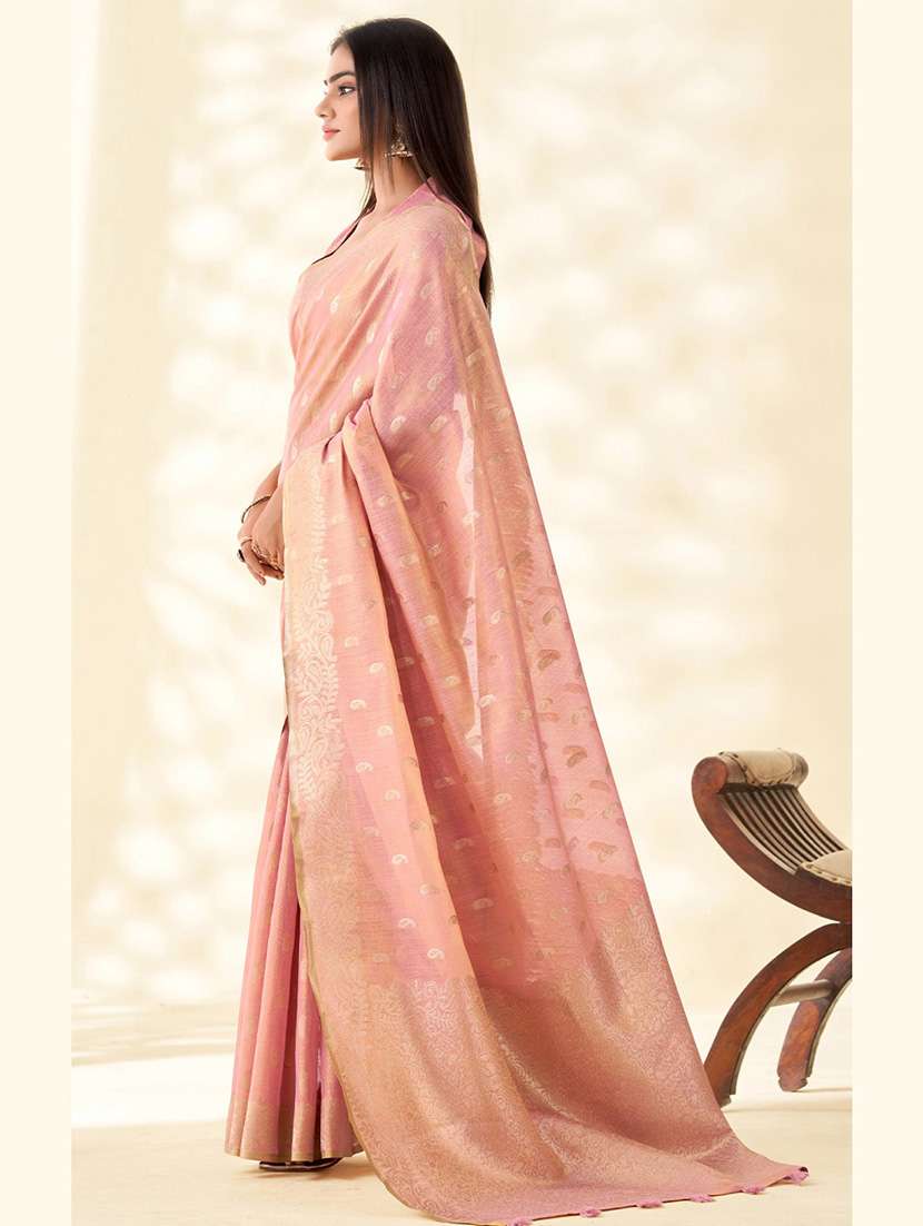 Women Self Design Southern Silk Saree With Blouse - 22340764 -  Standard Image - 1