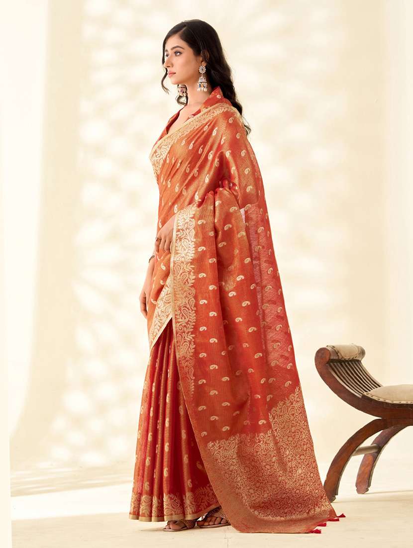 women self design southern silk saree with blouse - 22340765 -  Standard Image - 1