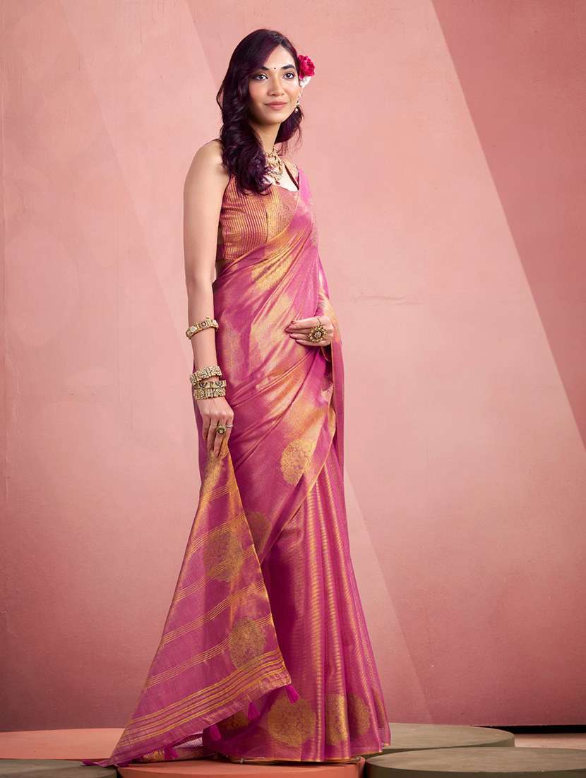 women self design southern silk saree with blouse - 22340770 -  Standard Image - 1