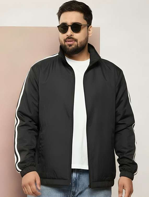 men tapered long sleeve bomber jacket - 22340843 -  Standard Image - 1