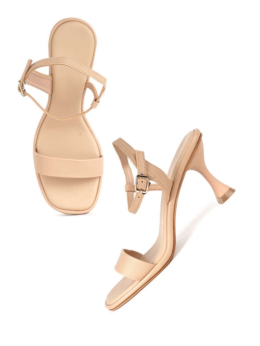 women solid back strap sandals - 22341129 -  Standard Image - 1