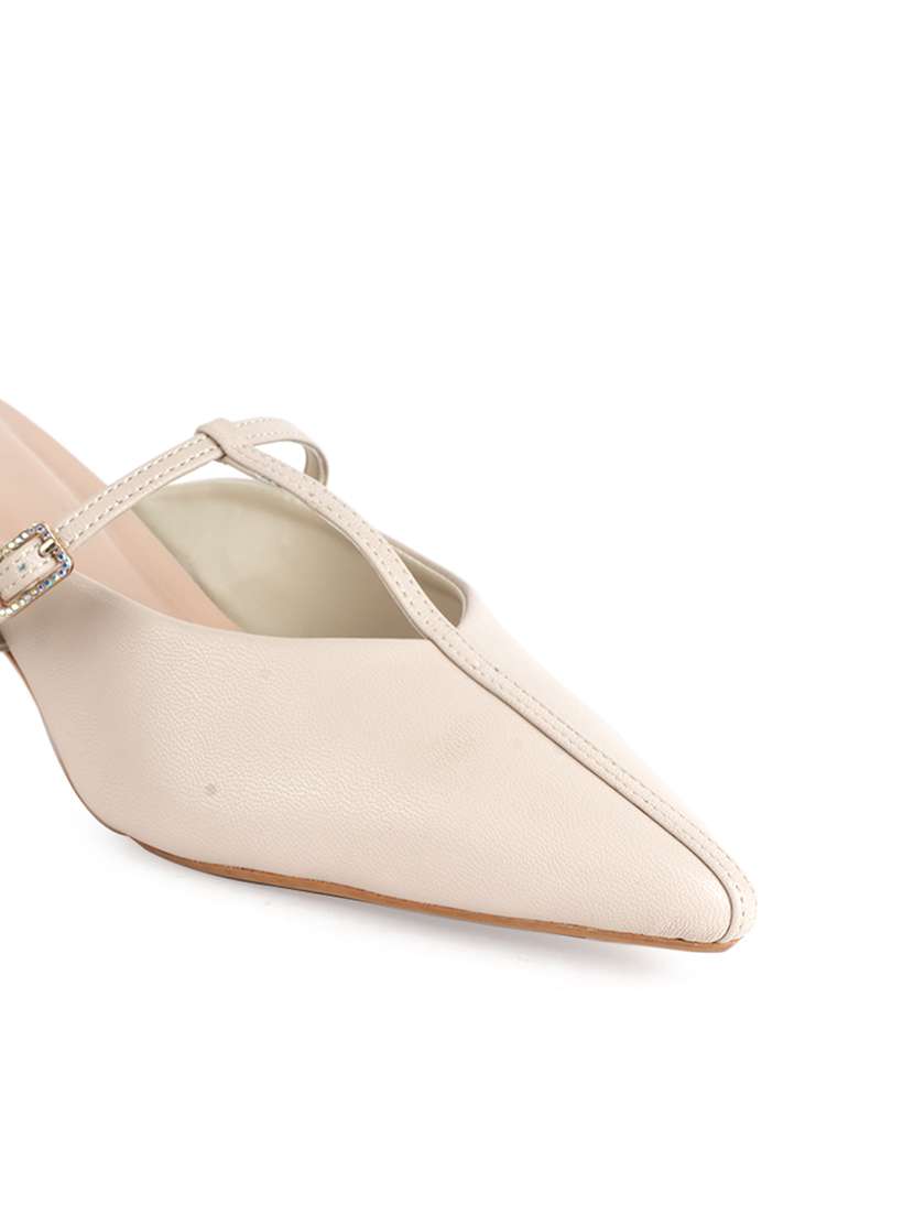 Women Solid Slip On Mules - 22341146 -  Standard Image - 4