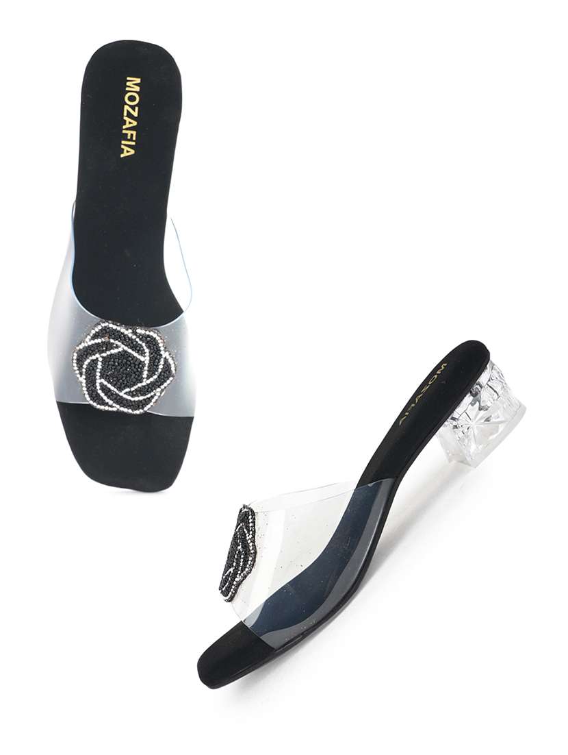 Women Solid Slip On Sandals - 22341147 -  Standard Image - 1