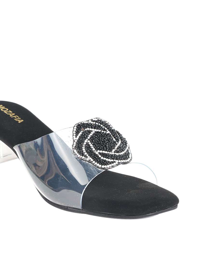 Women Solid Slip On Sandals - 22341147 -  Standard Image - 4