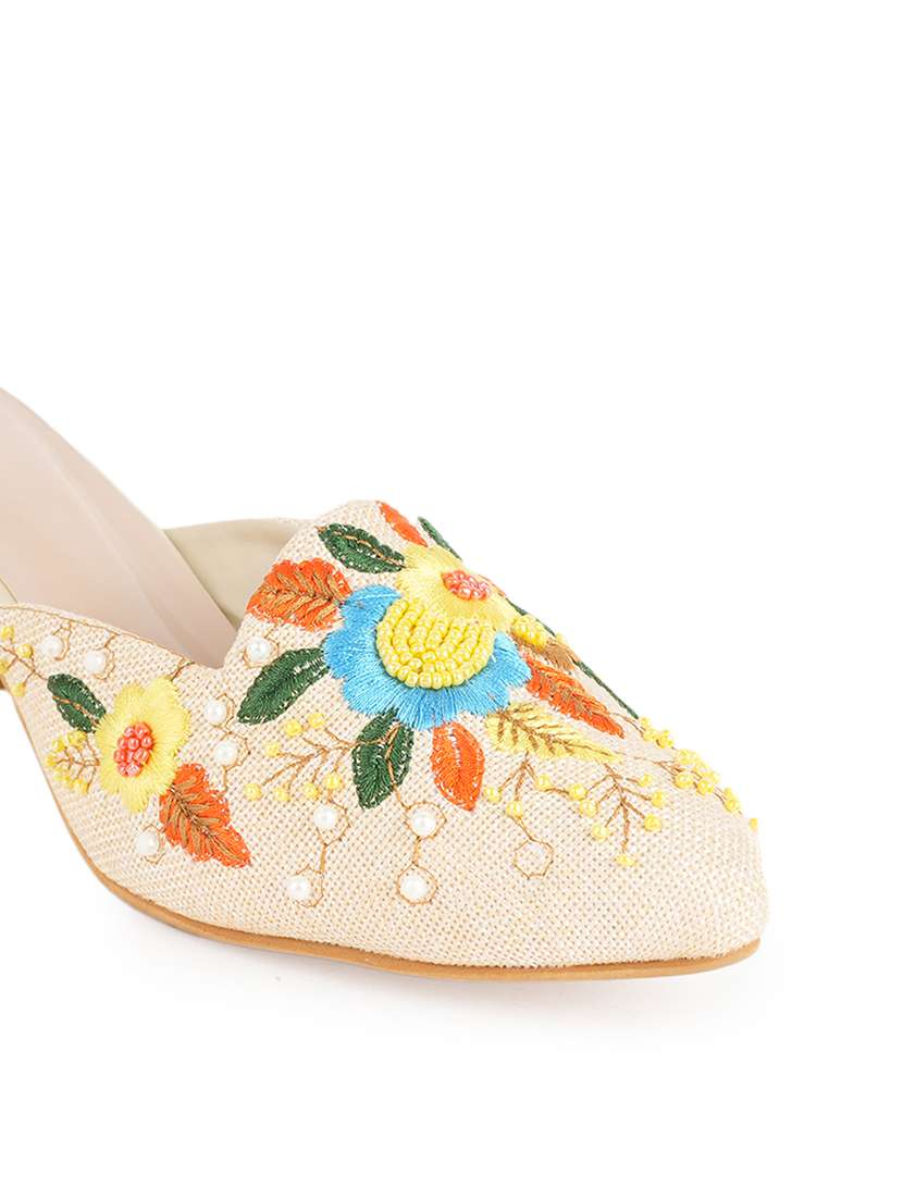 women embellished slip on mules - 22341149 -  Standard Image - 4