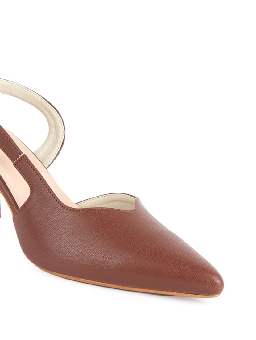 women solid back strap sandals - 22341151 -  Standard Image - 4