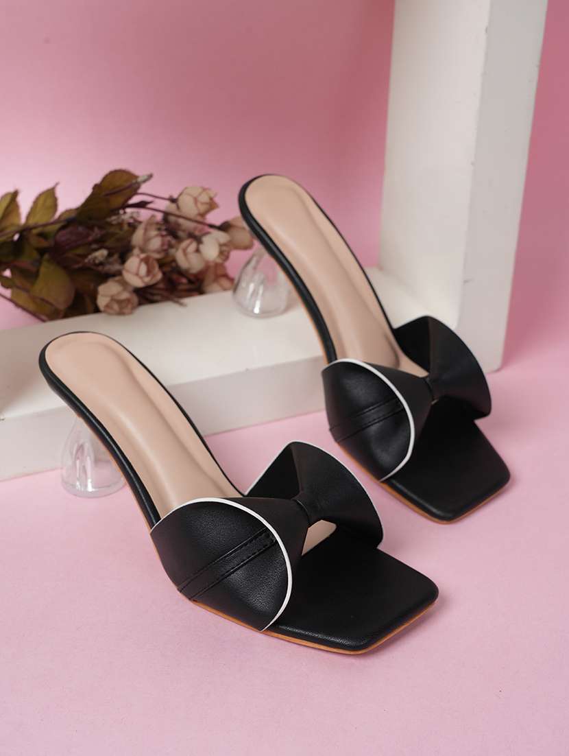 women solid slip on sandals