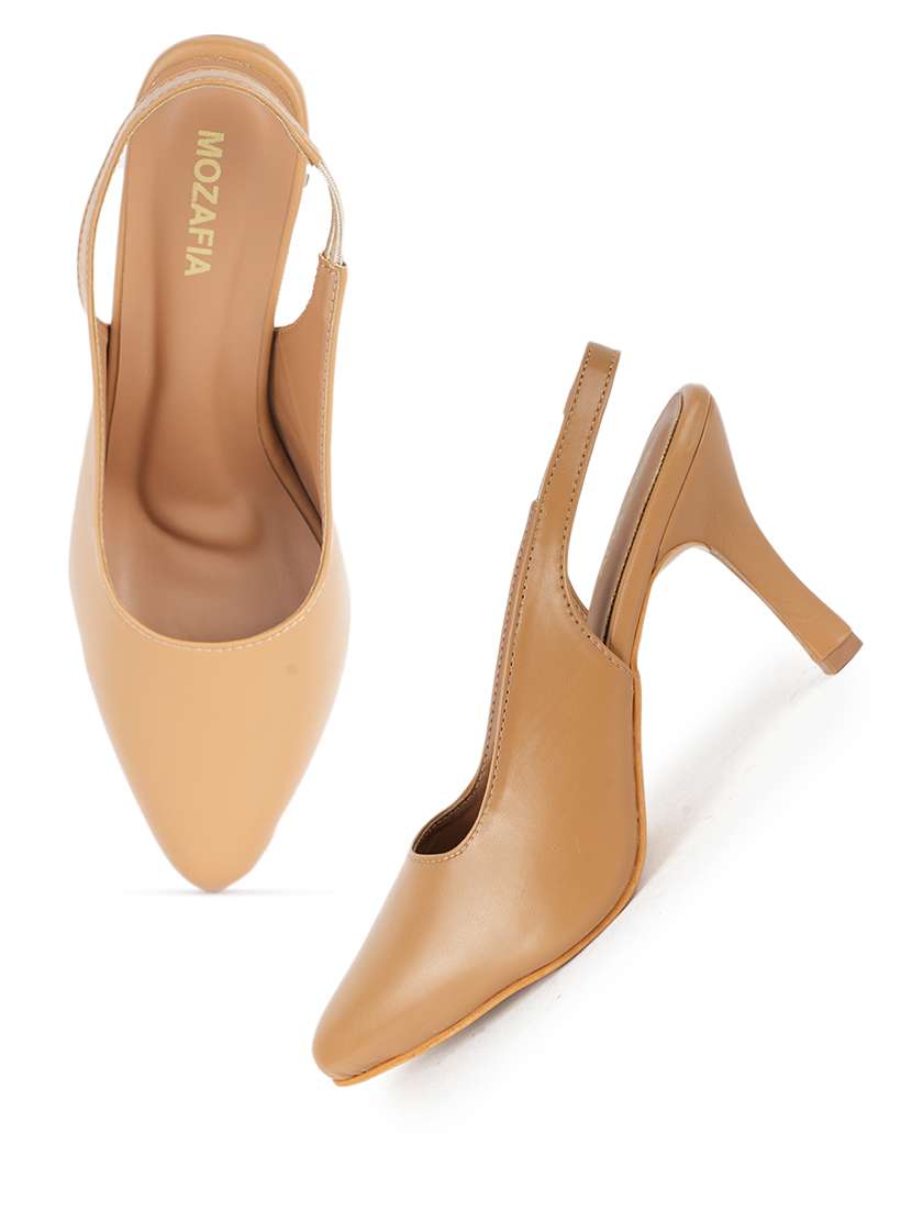 women solid back strap sandals - 22341159 -  Standard Image - 1