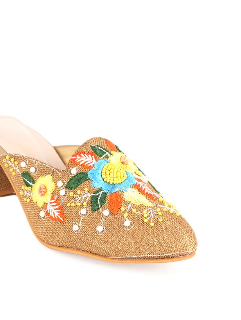 women embellished slip on mules - 22341161 -  Standard Image - 4