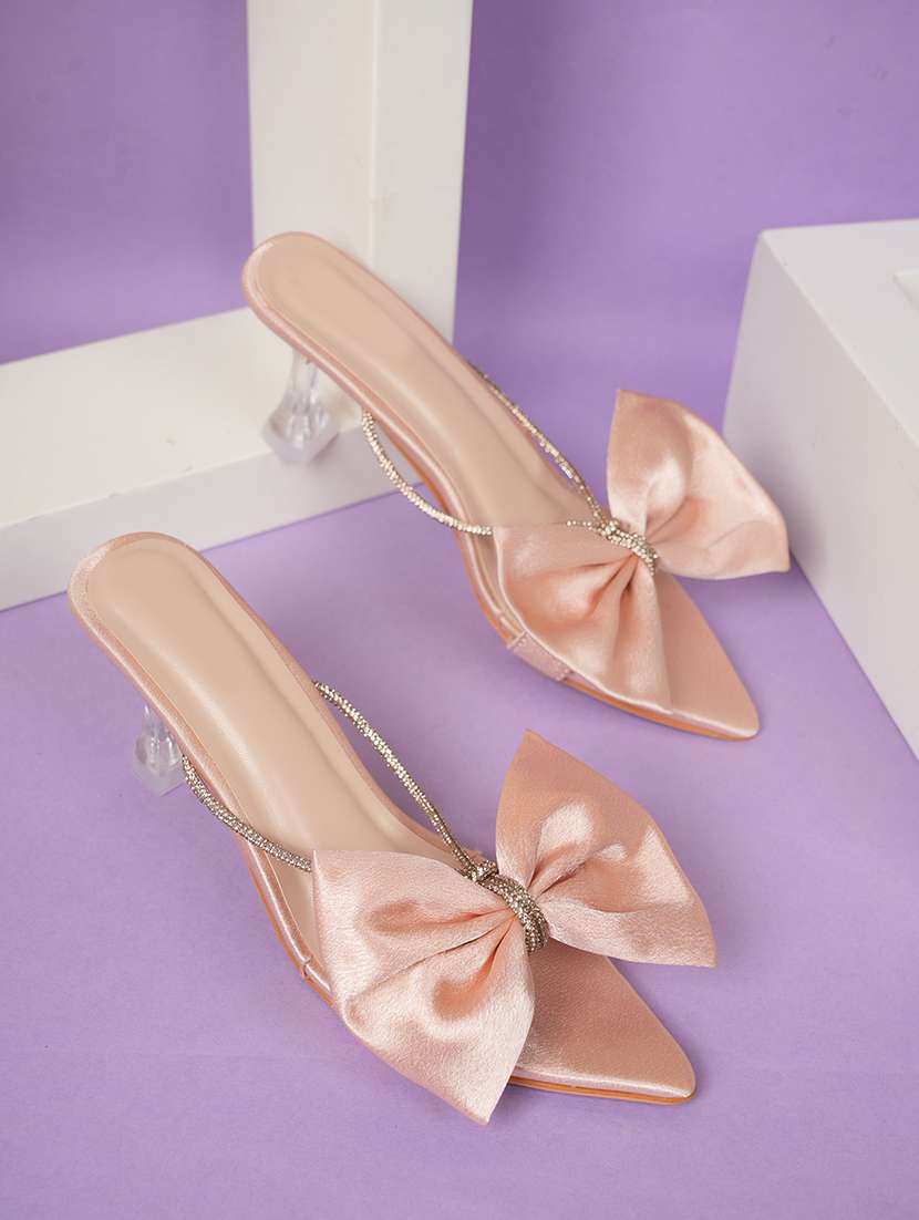 women solid slip on sandals