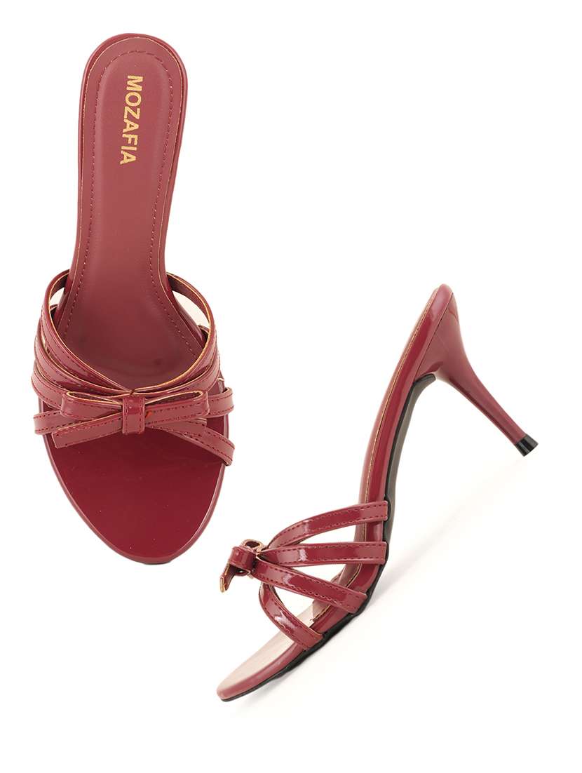 women solid slip on sandals - 22341171 -  Standard Image - 1