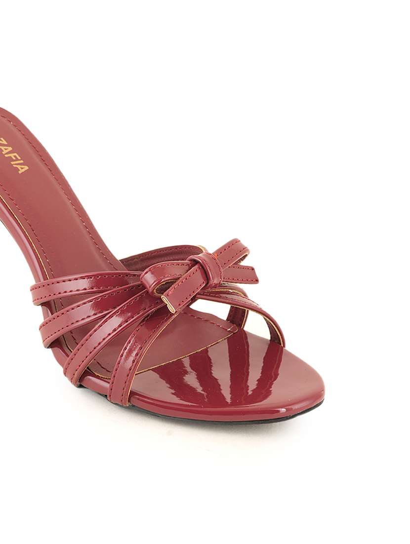 women solid slip on sandals - 22341171 -  Standard Image - 4
